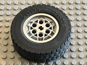 Roue LEGO TECHNIC Metallic Silver wheel with Tire 62.4 x 20 S ref 32020c01 8285 - Picture 1 of 1