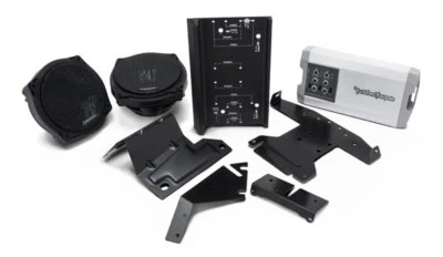 KIT DE ALTAVOCES AMPLIFICADOR ROCKFORD FOSGATE HARLEY DAVIDSON STREET GLIDE 1998-2013 Foto 1 de 2