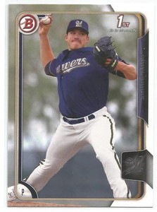 Cody Ponce Milwaukee Brewers 2015 Bowman Draft Prospect