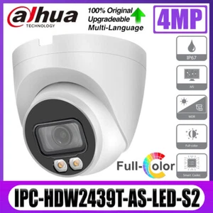 Dahua IPC-HDW2439T-AS-LED-S2 4MP Full-Color Built-in Mic PoE Network IP Camera - Picture 1 of 6