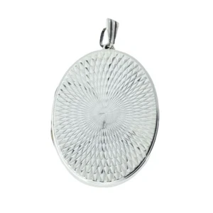Vintage Sterling Silver Oval Locket by Georg Jensen dated 1974 - Picture 1 of 4