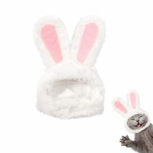 Cute Costume Bunny Rabbit Hat with Ears for Cats & Small Dogs Party