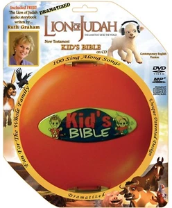 Kid's Bible Easter Lion of Judah New Testament Bible (Audio CD) - Retail $49.99 - Imagen 1 de 1