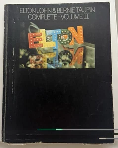 Libro de partituras completo de Elton John & Bernie Taupin - Volumen II - Imagen 1 de 5