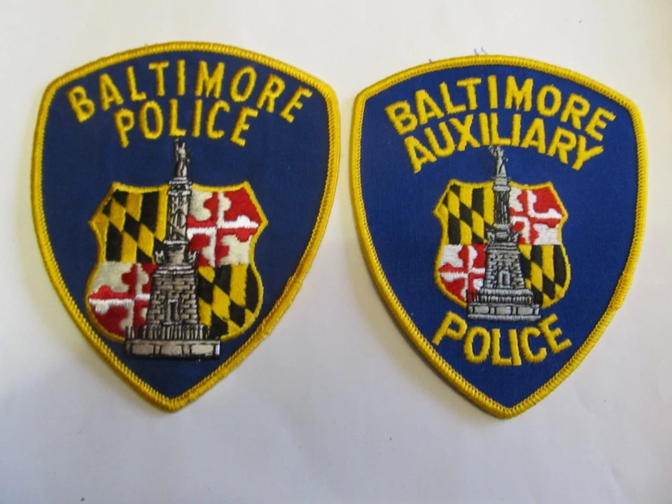 Maryland Baltimore City Police Patch & Auxiliary - Image 1 of 1