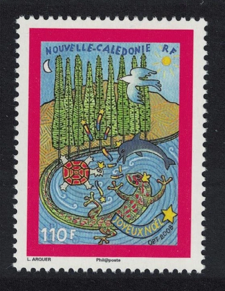 Nueva Caledonia Símbolos de Navidad de Nueva Caledonia 2008 MNH SG#1455 MI#1479 Foto 1 de 1