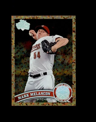#US281 Mark Melancon 2011 Topps Update Cognac Diamond Anniversary Parallel - Image 1 of 2