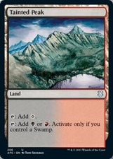 TAINTED PEAK x1 ~mtg NM-M AFR Commander Unc