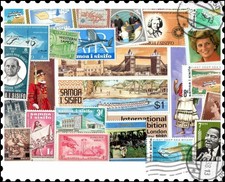 Samoa : 25 francobolli diversi Collezione