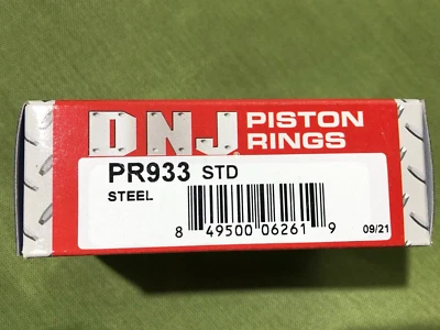 Juego de anillos de pistón DNJ PR933 0,020" para Toyota Celica Corolla 1993-1997 1,6 L Foto 1 de 3