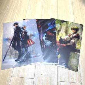 Final Fantasy XVI FF16 Ichiban Kuji Kunst Illustration klar matt Set G komplett - Bild 1 von 5