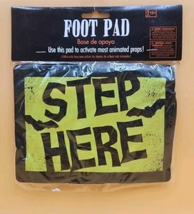 Halloween Footpad Activator Animated Prop Step Here Foot Pad  - Picture 1 of 5
