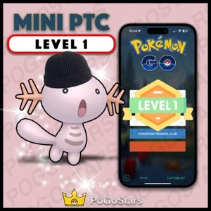 Pokémon PTC Go - Shiny Wooper Fashionable Costume - LVL1 Level 1 ✨ - Picture 1 of 1