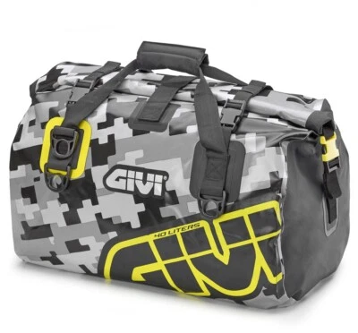 GIVI EA115CM BORSA RULLO MOTO CARGO POSTERIORE IMPERMEABILE 40LT - Immagine 1 di 2