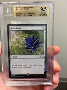 2022 MtG 30th Anniversary 228 Black Lotus Rare BGS 9.5 Retro Magic the Gathering