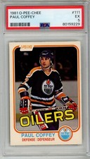 1981 O-Pee-Chee Paul Coffey Graded Rookie Card PSA 5