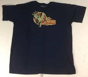 Disney Store exklusives Marvel Iron Man Grafik mit Logo dunkelblau Shirt 3XL - Bild 1 von 4