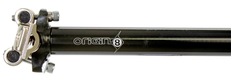Tija de sillín de aleación Origin-8 Pro-Fit Or8 P-fit Aly 26,6 400 mm negro Foto 1 de 1