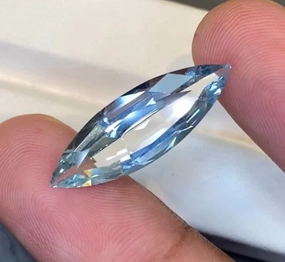 Aguamarina azul bebé 6,23 quilates (AQ4383) Foto 1 de 4