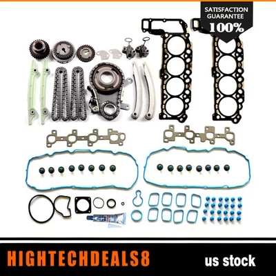 Conjunto de junta de cabeça bomba de água corrente de temporização 2009 para Nissan Frontier Pathfinder 4.0L - Imagem 1 de 4