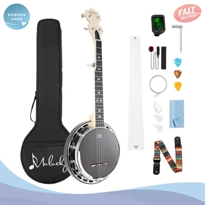 5 String Banjo 28 Inch Travel Banjo with Remo Head Resonator and 5Th Tuner - Picture 1 of 7