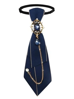 Pajaritas para Mujer, Uniforme Niñas Negro/Rojo/Verde Corbata para Cuello, Vintage C:azul marino Foto 1 de 4