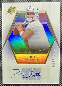 Autógrafos de novato Josh Betts SPx #170 2006 oro #/1299 Colts - Imagen 1 de 2