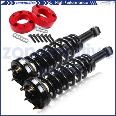 2.5" Front Leveling Lift Kit & Front Complete Struts Fits 2009-13 Ford F150 4WD Foto 1 de 4