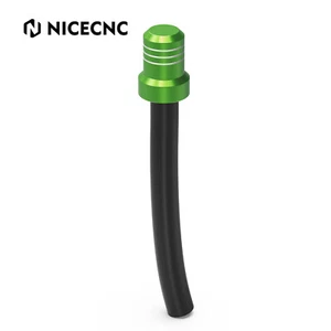Green Fuel Gas Cap Valve Vent Breather Fits KX125 KX250 KLX250F KLX250R KLX450R - Picture 1 of 8