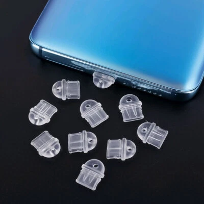 DIY Anti-Dust Plug Clear Charge Port Dust Plugs For iPhone Stopper Protection - Image 1 of 4