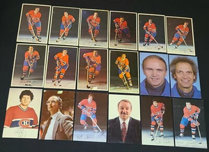 1971-1990 - MONTREAL CANADIENS - NHL - HOCKEY PLAYERS POSTCARDS (18) - ORIGINAL - Picture 1 of 11
