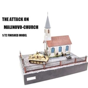 The Attack on Malinovo-Church  1/72 FINISHED MODEL PMA Scenery - Picture 1 of 12