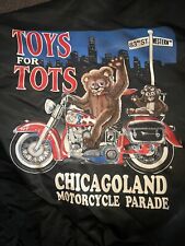 1995 Toys For Tots Harley Davidson Motorcycle Bomber Jacket XL Chicago