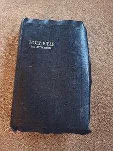 Vtg Holy Bible Red Letter Edition 1956? Books Inc USA Estate Find - Bild 1 von 19
