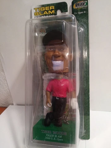 NIB Tiger Woods Bobblehead U Deck Collectibles Tiger Slam 2000 U.S. Open Bx30 Cover