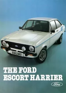 Ford Escort Harrier Mk2 Limited Edition Retro POSTER PRINT CLASSIC 70s ADVERT A3 - Picture 1 of 1