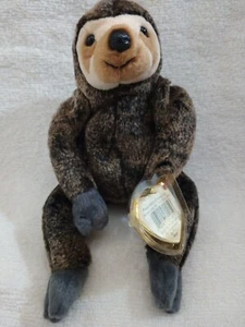 NWT Ty Beanie Baby 1999- SLOWPOKE the Sloth - MINT Rare - Picture 1 of 4