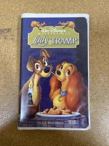 Walt Disney Masterpiece | Lady And The Tramp VHS | Tested & Working | Clamshell - Picture 1 of 6