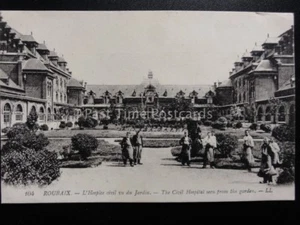 France ROUBAIX L'Hospice CIVIL HOSPITAL 1919 SON to MOTHER 24 Balham Rd Edmonton - Picture 1 of 2