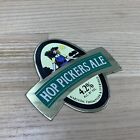 Hop Pickers Ale Brass Plaque London English Pub Marston Cool Look