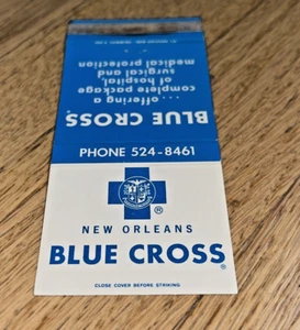 Cubierta de colección Matchbook NUEVA ORLEANS CRUZ AZUL Y aplicación por correo - Imagen 1 de 4
