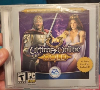 Ultima Online Gold  Jewl Case Release Not Big Box PC SEALED - Image 1 of 2