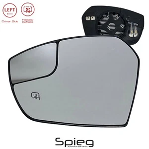 Side Mirror Glass for 2017-2019 FORD ESCAPE with Spotter Heated Left Driver Side - Picture 1 of 5