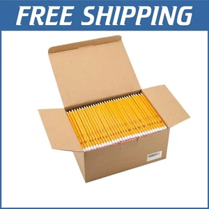 Hexagonal Grip Yellow HB Pencils - Pre-Sharpened, 576 Bulk Pack for Easy Use - Picture 1 of 7