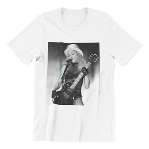 Madonna Shirt Madonna Poster Graphic Tee Vintage Style Pop Icon T-Shirt - Picture 1 of 7