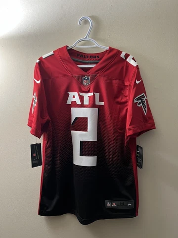 Men's Atlanta Falcons Matt Ryan Nike Red 2nd Alternate Vapor Limited Jersey Cover