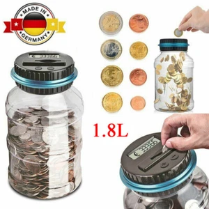 Münzsortierer Spardose Kleingeld Euro Münzen Sortierer Zähler Sammler Sparbüchse - Bild 1 von 12