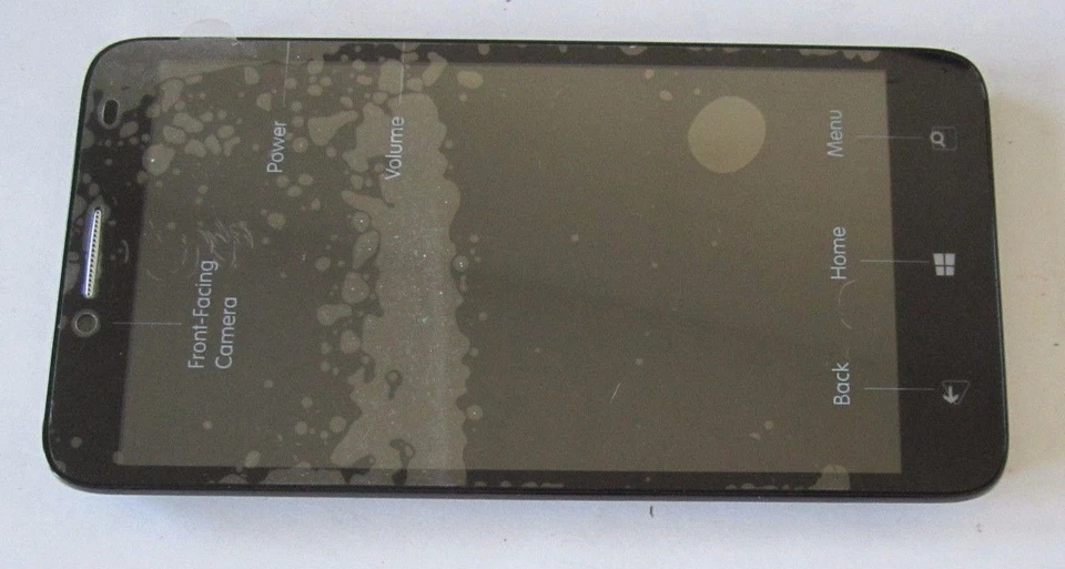 Alcatel One Touch Fierce XL 5055W LCD DIGITIZER DISPLAY SCREEN + FRAME OEM PART - Image 1 of 2