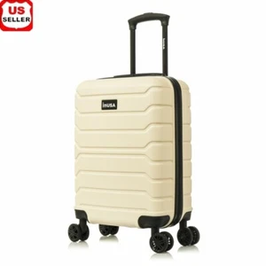 20" Hardside Lightweight Travel Luggage Spinner Wheels Trolley Durable Carry-On - Picture 1 of 2