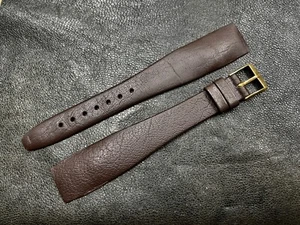 Lange Länge 22 mm strukturiertes offenes Band zu massiven Laschen Vintage Uhr alter Lagerbestand - Bild 1 von 5